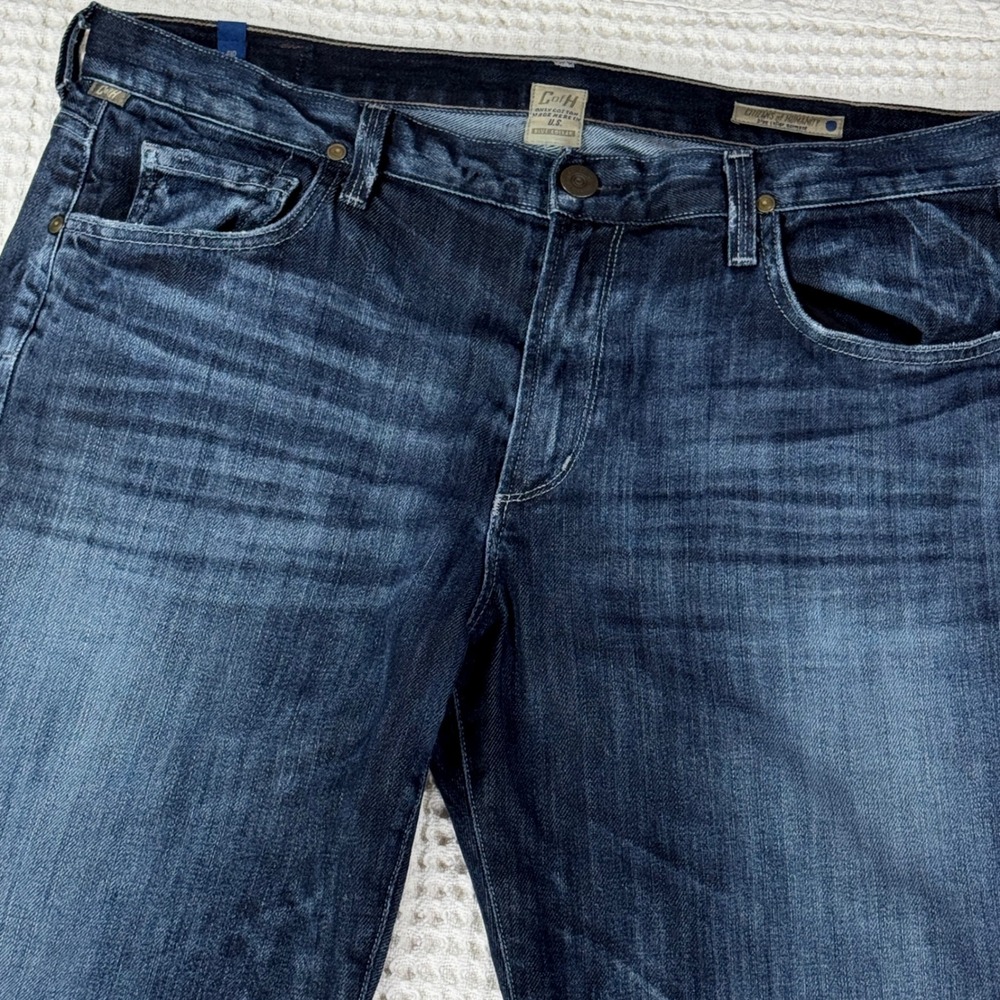 Citizens Of Humanity Men's Straight Jeans in Dark Blue Wash